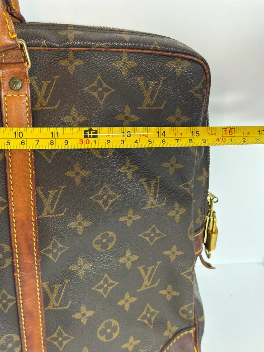 Vintage Louis Vuitton Monogram Canvas Porte Documents Voyage Briefcase